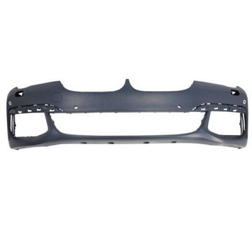 Bumper Cover Front G12 w/M Pkg w/Headlamp Washers w/PDC w/o Park Assist Primed for BMW 740e xDrive 740i 750i