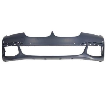 Bumper Cover Front G12 w/M Pkg w/o Headlamp Washers w/PDC w/o Park Assist Primed for BMW 740e xDrive 740i 750i