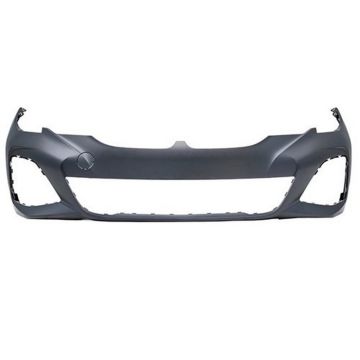 Bumper Cover Front w/M Sport Pkg G20 w/o Park Distance Control Primed for BMW 330i xDrive 330i M340i xDrive M340i 330e xDrive 330e