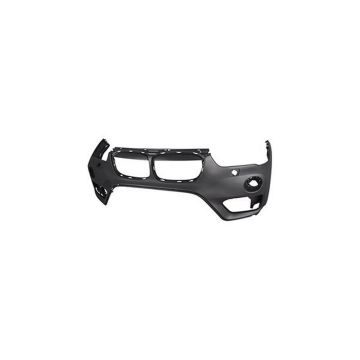 Bumper Cover Front Upper F48 w/o M Pkg w/Headlamp Washer w/o Park Distance Control Primed for BMW X1 2016-2018