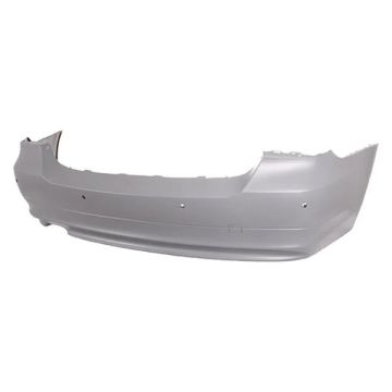 Bumper Cover Rear E90 w/Park Distance Control Primed CAPA for BMW 328i Sedan 2009-2011