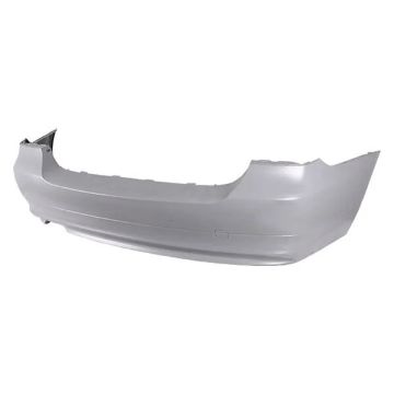 Bumper Cover Rear E90 w/o Park Distance Control Primed CAPA for BMW 328i Sedan 2009-2011