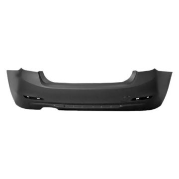 Bumper Cover Rear F30 w/o Park Distance Control MODERN, LUXURY, SPORT PKG Primed for BMW 328i Sedan 2012-2015