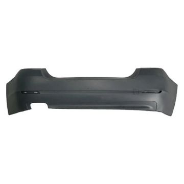 Bumper Cover Rear F10 w/o M Pkg w/o Park Distance Control Primed CAPA for BMW 528i Sedan 2011-2013