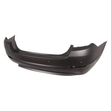 Bumper Cover Rear F10 w/o M Pkg w/Park Distance Control Primed CAPA for BMW 528i Sedan 2011-2013
