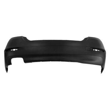 Bumper Cover Rear Standard F10 w/o M Pkg w/o Park Distance Control w/o Chrome Trim Primed for BMW 528i Base 2014-2016