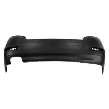 Bumper Cover Rear Standard F10 w/o M Pkg w/Park Distance Control w/o Chrome Trim Primed for BMW 528i Base 2014-2016