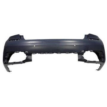 Bumper Cover Rear G12 w/M Pkg w/o Park Assist Primed for BMW 740i 750i
