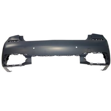 Bumper Cover Rear G12 w/M Pkg w/Park Assist Primed for BMW 740i 750i
