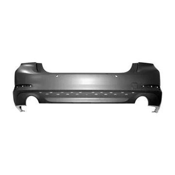 Bumper Cover Rear G30 w/o M Pkg w/Luxury Pkg w/PDC w/o Park Assist Primed for BMW 530e 530i