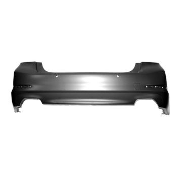 Bumper Cover Rear G30 w/o M Pkg w/o Luxury Pkg w/PDC w/o Park Assist Primed for BMW 540i Sedan 2017-2020