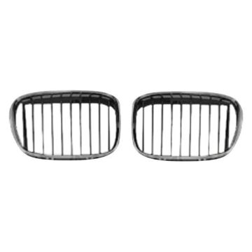 Grille Assembly Left Black for BMW 540i 528i