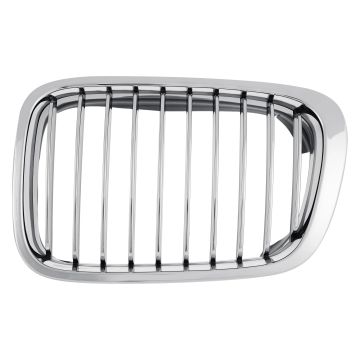 Grille Assembly Left Chrome Hood Mounted Left for BMW 323i 330i 325i 328i