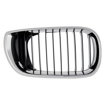 Grille Assembly Right Hood Mounted Black for BMW 325i 330i