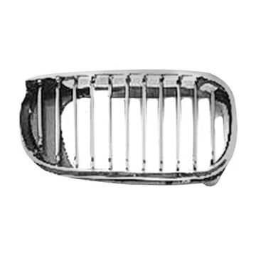 Grille Assembly Right Hood Mounted Chrome for BMW 325i 330i
