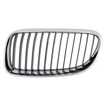 Grille Assembly Left E92/E93 Chrome Frame & Black Inner for BMW 328i 335i