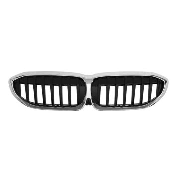Grille Assembly w/Sport Line w/Shadow Line w/M Sport Line G20 w/o Surround View for BMW 330i xDrive 330i