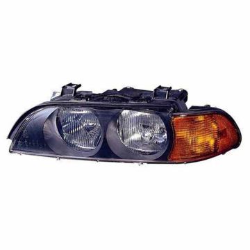 Headlight Assembly Composite Left From 3/98 Halogen for BMW 540i 528i