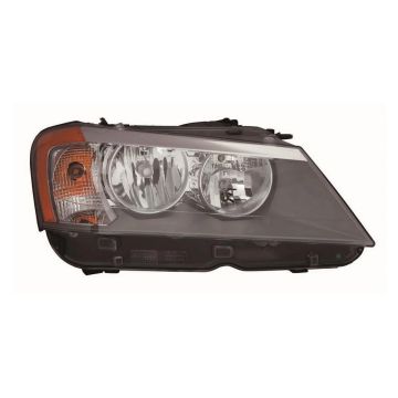 Headlight Assembly Composite Right F25 Halogen for BMW X3 2011-2014