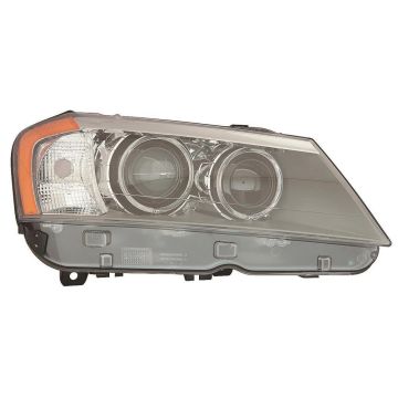 Headlight Assembly Composite Right F25 Xenon w/o Adaptive Headlamps for BMW X3 2011-2014
