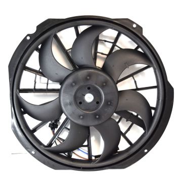 A/C Condenser Fan Assembly Fan/Motor Assembly w/Factory Installed Air Conditioning for BMW 323i 318i 325i M3 328i