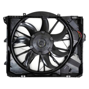 Engine Cooling Fan Assembly E82/E92/E88/E90/E91 w/o SULEV w/Warm Climate Option for BMW 328i 328xi 330i 330xi 128i 135i 135is 323i 325i 325xi