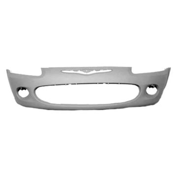 Bumper Cover Front w/Fog Lamps Primed for Chrysler Sebring Sedan 2001-2003