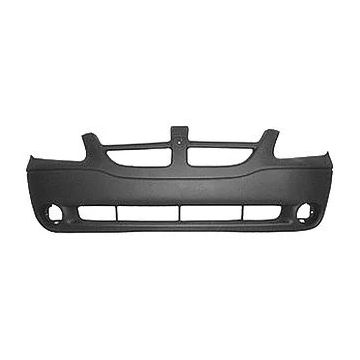 Bumper Cover Front w/Fog Lamps Sport Pkg w/1-Piece Grille w/Fog Laps CAPA for Dodge Grand Caravan Caravan