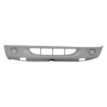 Bumper Cover Front Lower w/Two Piece Bumper w/o Fog Lamps Textured Finish Gray CAPA for Dodge Dakota 2001-2004