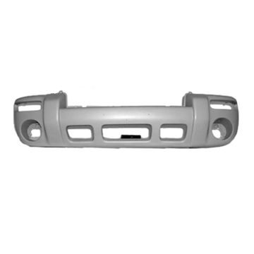 Bumper Cover Front Textured Finish Prefinished Gray CAPA for Jeep Liberty Sport 2002-2004