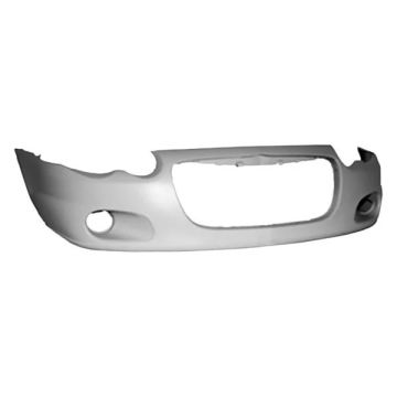 Bumper Cover Front w/Fog Lamps Primed for Chrysler Sebring Convertible 2004-2006