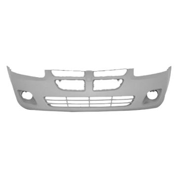 Bumper Cover Front w/Fog Lamps Primed for Dodge Stratus Sedan 2004-2006