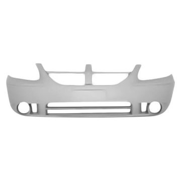 Bumper Cover Front w/Fog Lamps Primed for Dodge Grand Caravan 2005-2007