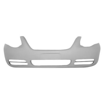Bumper Cover Front w/o Fog Lamps Primed for Chrysler Town & Country 2005-2007