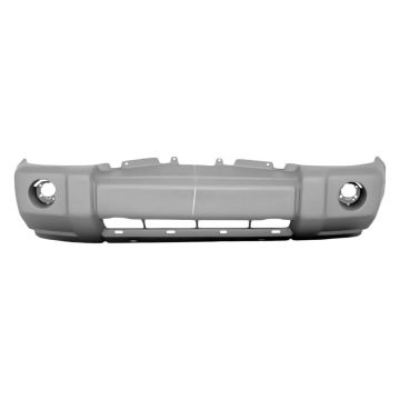 Bumper Cover Front w/Chrome Primed CAPA for Jeep Commander 2006-2010