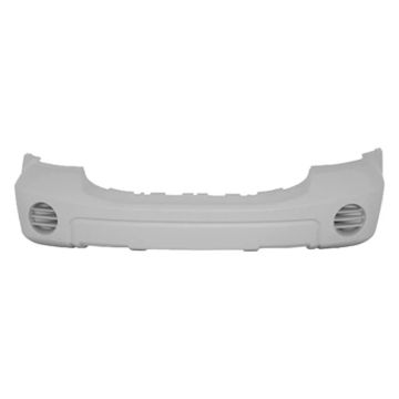 Bumper Cover Front w/Tow Hooks Gray CAPA for Dodge Durango 2007-2009