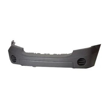 Bumper Cover Front w/o Tow Hooks Gray CAPA for Dodge Durango 2007-2009