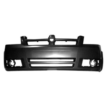 Bumper Cover Front w/o Headlamp Washer Requires Inserts w/Fog Lamps or w/o Fog Lamps Primed for Dodge Grand Caravan SE 2008-2010
