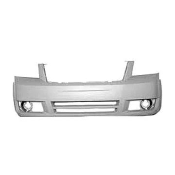 Bumper Cover Front w/Headlamp Washer Requires Inserts w/Fog Lamps or w/o Fog Lamps Primed CAPA for Dodge Grand Caravan SXT 2008-2010
