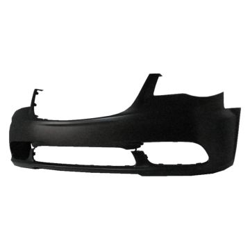 Bumper Cover Front w/o Headlamp Washer Primed CAPA for Chrysler Town & Country Limited Limited Platinum 2011-2016