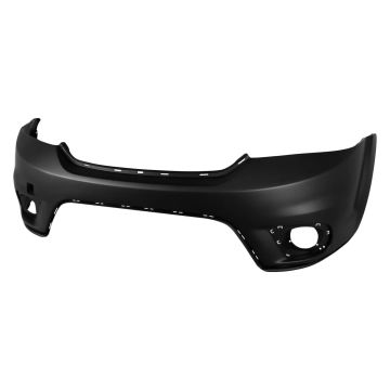 Bumper Cover Front w/Fascia w/Fog Lamps w/o Headlamp Washer Primed CAPA for Dodge Journey 2011-2016