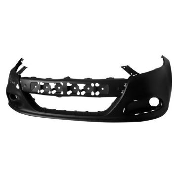 Bumper Cover Front w/Tow Hook Hole Primed for Dodge Dart 2013-2016