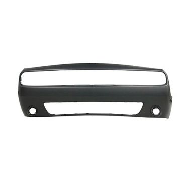 Bumper Cover Front w/o Wide Body Option w/o Fender Flares w/Fog Lamps Primed CAPA for Dodge Challenger 2015-2023