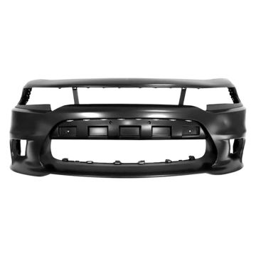 Bumper Cover Front w/Hood Scoop w/o Wide Body Option Primed CAPA for Dodge Charger 2015-2023