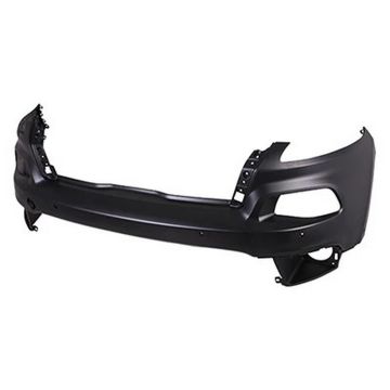 Bumper Cover Front Upper w/Adv Park Assist w/o Headlamp Washers Primed for Jeep Cherokee Limited Sport Latitude Limited Plus Latitude Plus 2014-2018