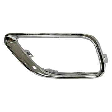 Bumper Insert Front Left Fog Lamp Trim Chrome for Jeep Cherokee Limited Latitude Overland Altitude 2019-2023