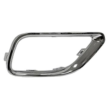 Bumper Insert Front Right Fog Lamp Trim Chrome for Jeep Cherokee Limited Latitude Overland Altitude 2019-2023