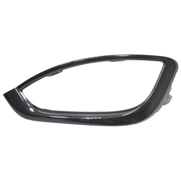 Bumper Cover Molding Front Left Fog Lamp Opening Trim w/Fog Lamps Black for Chrysler Pacifica 2017-2020