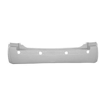 Bumper Cover Rear w/Chrome Strip w/o Hitch Primed for Jeep Grand Cherokee Limited S Limited 2005-2010