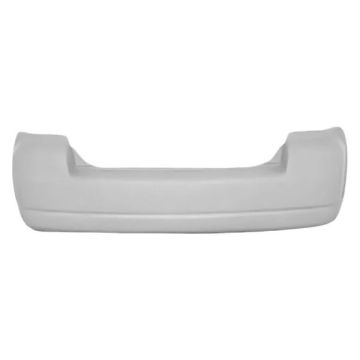 Bumper Cover Rear w/o Chrome Exhaust Tip Primed for Dodge Caliber 2007-2012